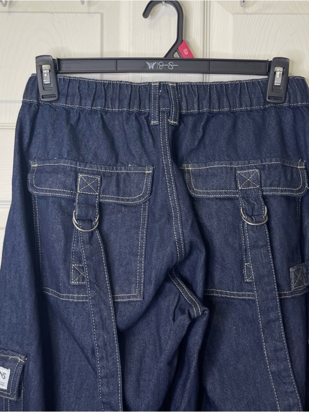 BDG Denim Strappy Baggy Cargo Pants Sz 27w - Picture 11 of 11